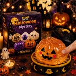 Comfortable Halloween Funny Ghost Bun Squishy Horror Toy Blind Box Maltose