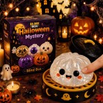 Comfortable Halloween Funny Ghost Bun Squishy Horror Toy Blind Box Maltose