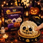 Comfortable Halloween Funny Ghost Bun Squishy Horror Toy Blind Box Maltose