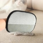 Breathable Reusable Double-Sided Pet Hair Removal Glove Anti-Static Grooming Tool Cats Dogs Soft Brush Mitt Furniture Carpet Cloth