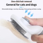Portable Self-cleaning Pet Hair Remove Comb Cat Slicker Brush Removal Cats Grooming Brushes Dog Combs Accessories