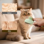 Interactive Dog Comb Pet Hair Remover One Button Dogs Brush Self-cleaning Cat Massage Combs Grooming Brushes Products