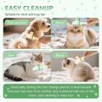 Interactive Dog Comb Pet Hair Remover One Button Dogs Brush Self-cleaning Cat Massage Combs Grooming Brushes Products