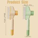 Interactive Dog Comb Pet Hair Remover One Button Dogs Brush Self-cleaning Cat Massage Combs Grooming Brushes Products