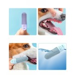 Lightweight Soft Silicone Dog Toothbrush 360° Finger Dogs Cats Durable Pet Brush Tooth Cleaning Tool