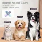 Lightweight Soft Silicone Dog Toothbrush 360° Finger Dogs Cats Durable Pet Brush Tooth Cleaning Tool