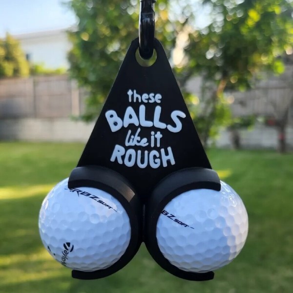 Easy To Clean Golf Ball Holder Clip Carabiner Portable Carrier Novelty Accessory Gift Golfers