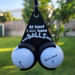 Easy To Clean Golf Ball Holder Clip Carabiner Portable Carrier Novelty Accessory Gift Golfers