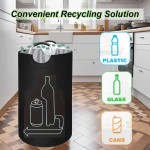 Versatile 90L Waste Water Bottle Storage Basket Foldable Large Capacity Laundry Multi-functional Recycling Empty Tote Bag