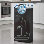 Versatile 90L Waste Water Bottle Storage Basket Foldable Large Capacity Laundry Multi-functional Recycling Empty Tote Bag