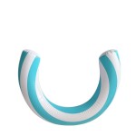 Soft Striped U-Shaped Water Inflatable Swimming Ring Arch Shape Design Pool Float Summer Beach Essential Toys