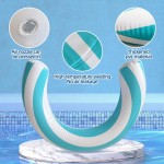 Soft Striped U-Shaped Water Inflatable Swimming Ring Arch Shape Design Pool Float Summer Beach Essential Toys
