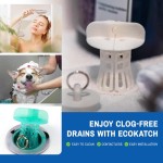 Lightweight Bathroom Bathtub Drain Hair Strainer Anti-blocking Catcher Filter Shower Cover Trap