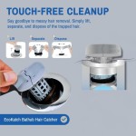 Lightweight Bathroom Bathtub Drain Hair Strainer Anti-blocking Catcher Filter Shower Cover Trap
