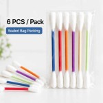 Stable 6PCS Felt Cotton Swab Shaped Catnip Toy Large Funny Cat Interactive Teeth Cleaning Grinding Rope Supplies