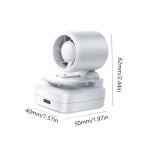 Lightweight Portable Hat Clip Fan Speeds Rechargeable Small Handheld Multi-Directional Type-C Charge Cooling Summer