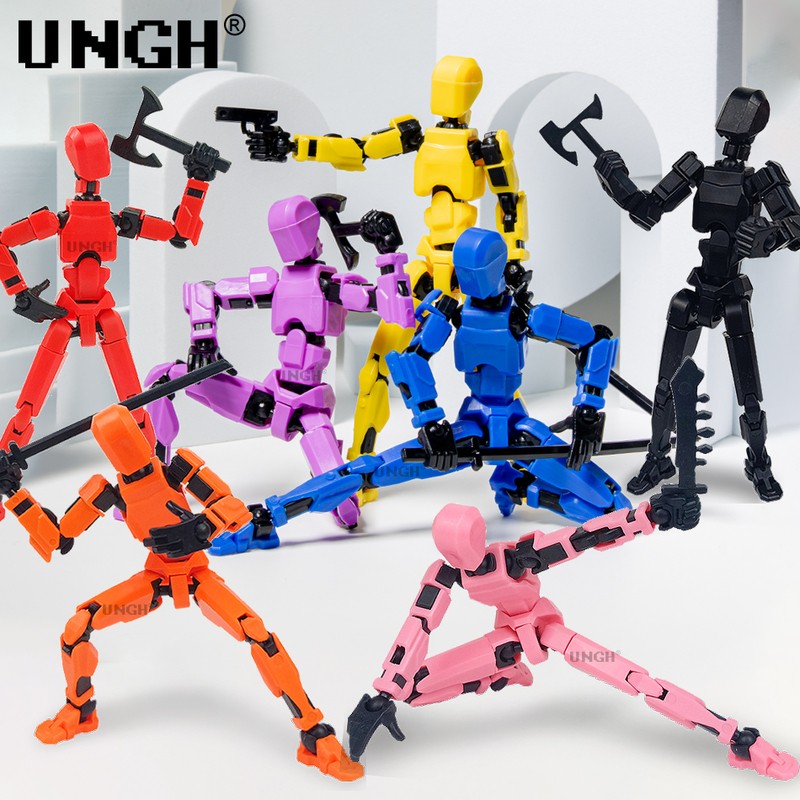 Easy To Use UNGH Multi-Jointed Movable Robot 3D Printed Mannequin Toy 13 Action Figure Full Body Toys Gifts Children