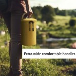 Washable Outdoor Cylindrical Gas Tank Storage Bag Camping Lamp Horse Portable Anti-collision