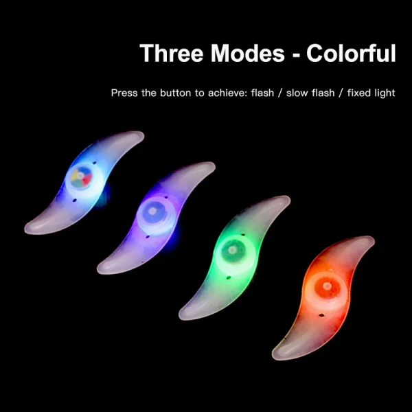 Waterproof Bicycle Spoke Light Bike Tire Lights Wheel Tail Ligh Mode LED Waterproof Safety Warning Night Riding Accessories