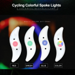 Waterproof Bicycle Spoke Light Bike Tire Lights Wheel Tail Ligh Mode LED Waterproof Safety Warning Night Riding Accessories