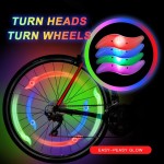 Waterproof Bicycle Spoke Light Bike Tire Lights Wheel Tail Ligh Mode LED Waterproof Safety Warning Night Riding Accessories