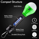 Lightweight Portable Camping Light Mini LED Bulb Emergency Lamp Lighting Modes Outdoor Night Work Lights Tent Hanging Hooks