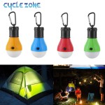 Lightweight Portable Camping Light Mini LED Bulb Emergency Lamp Lighting Modes Outdoor Night Work Lights Tent Hanging Hooks