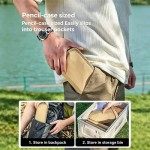 Waterproof Magza Portable Folding Stool Ultra Light Pen Outdoor Camping Lightweight Chair Fishing Subway Train Travel