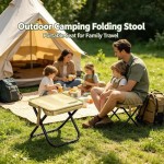 Waterproof Magza Portable Folding Stool Ultra Light Pen Outdoor Camping Lightweight Chair Fishing Subway Train Travel