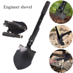 Foldable Engineer Shovel Military Outdoor Multifunctional Folding Camping Garden Hoe Digging Tool Kit Fishing