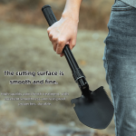 Foldable Engineer Shovel Military Outdoor Multifunctional Folding Camping Garden Hoe Digging Tool Kit Fishing