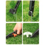 Easy To Carry PE Camping Hammer Stake Puller Hole Tent Stakes Anti-slip Lightweight Pegs Nail Spike Garden