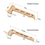 Easy To Carry PE Camping Hammer Stake Puller Hole Tent Stakes Anti-slip Lightweight Pegs Nail Spike Garden