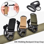 Space-saving Molle Attach Belt Clip Camping Accessories Water Bottle Hanger Quickdraw Carabiner Holder Hooks Webbing Backpack Strap