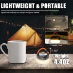 Breathable High Power Camping Lantern Tents Lamp 1200mah USB Rechargeable Portable Lights Outdoor Hiking Night Hanging