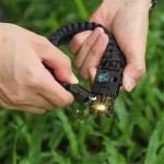 Foldable Multifunctional Survival Bracelet Flint Five One Seven Core Paracord Igniter Outdoor Camping Tools