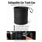 No Tools Required Collapsible Oxford Car Trash Portable Hanging Garbage Bin Seat Back Camping Office