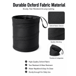 No Tools Required Collapsible Oxford Car Trash Portable Hanging Garbage Bin Seat Back Camping Office