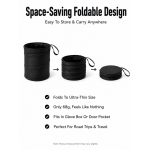 No Tools Required Collapsible Oxford Car Trash Portable Hanging Garbage Bin Seat Back Camping Office