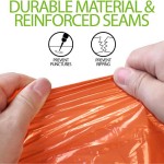 Collapsible Survival Raincoat Emergency Poncho Thermal Blankets Portable Gear Heavy Duty Waterproof Camping