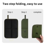 Durable Foldable Outdoor Sitting Pad 600D Oxford Cloth Waterproof Beach Cushion Portable Hiking Camping Travel 1PC