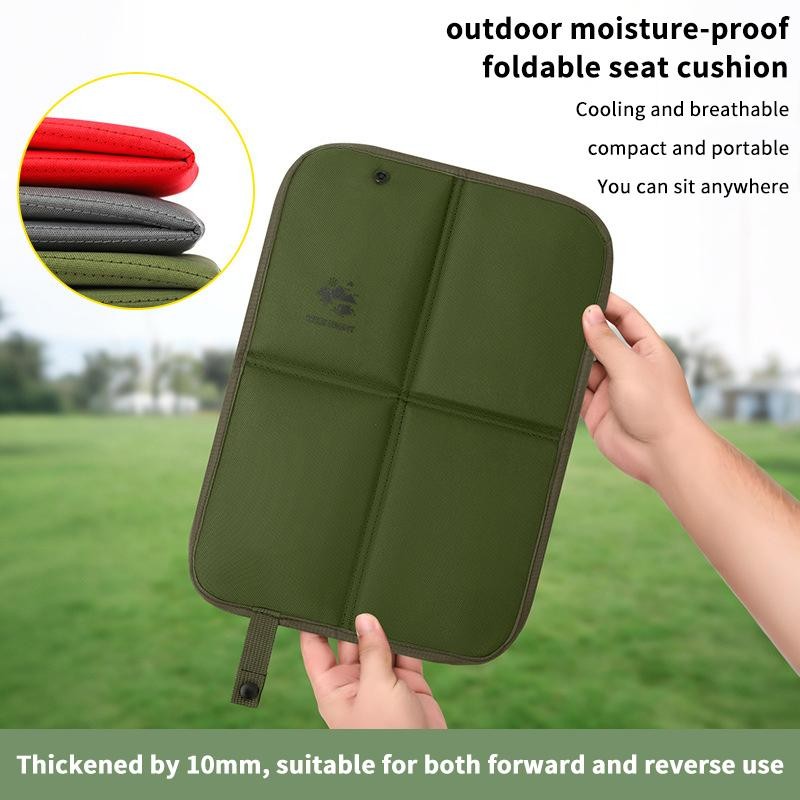 Durable Foldable Outdoor Sitting Pad 600D Oxford Cloth Waterproof Beach Cushion Portable Hiking Camping Travel 1PC