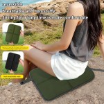 Durable Foldable Outdoor Sitting Pad 600D Oxford Cloth Waterproof Beach Cushion Portable Hiking Camping Travel 1PC