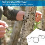 Versatile Manual Hand Steel Rope Chain Saw Wire Kit Hiking Outdoor Camping Equipments Gear Portable Travel Emergency Mini Tools