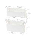 Heat Resistant Non Perforated Cling Film Rack Inside Cabinet Wall Shelf Shelves Spice Dish Drying Door Organiser Kitchen