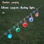 Breathable Waterproof LED Tent String Rope Guard Hanging Lights Camping Light Outdoor Fishing Tools