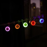 Breathable Waterproof LED Tent String Rope Guard Hanging Lights Camping Light Outdoor Fishing Tools
