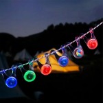 Breathable Waterproof LED Tent String Rope Guard Hanging Lights Camping Light Outdoor Fishing Tools