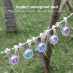 Breathable Waterproof LED Tent String Rope Guard Hanging Lights Camping Light Outdoor Fishing Tools