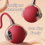 High Speed Cat Interactive Ball Toy Automatic Rolling Faux Tail Rechargeable Smart Pet Electric Dog Training Imitate Mouse
